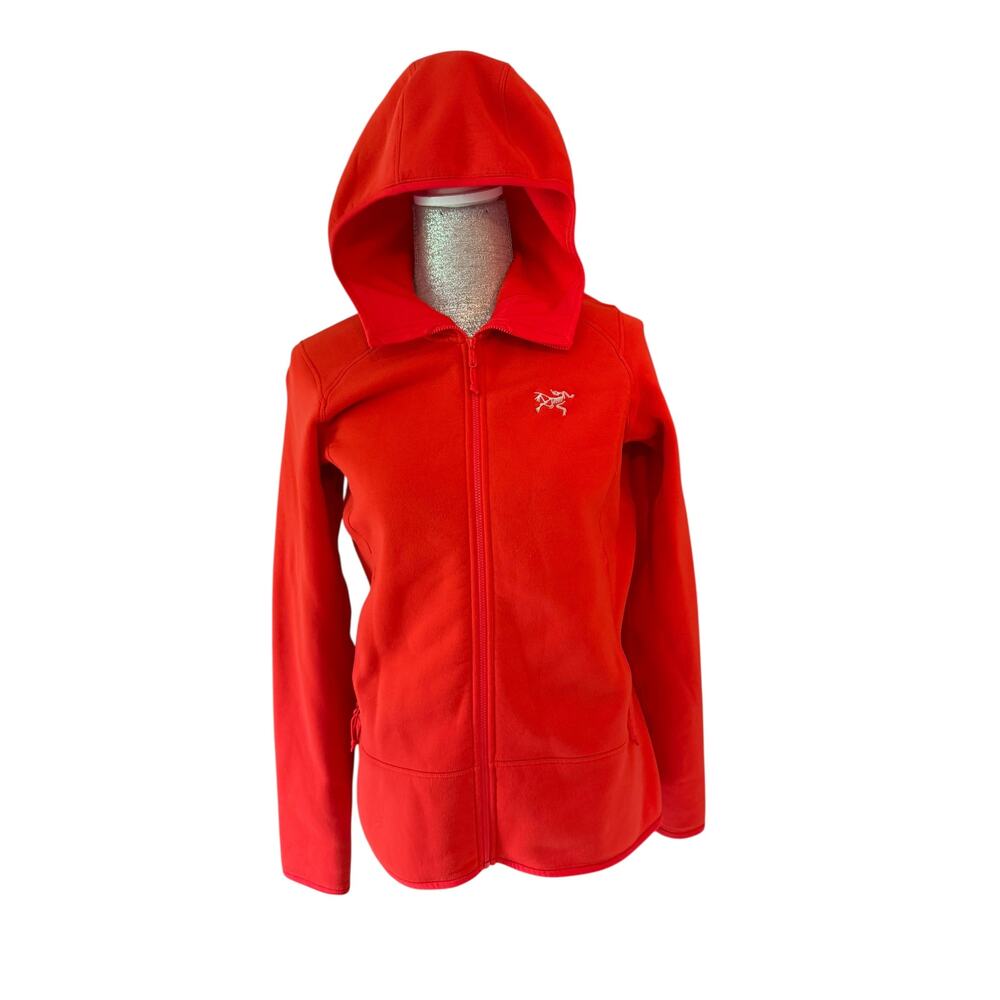 Arc'teryx Womens Kyanite Hoodie Orange Full Zip. Jacket